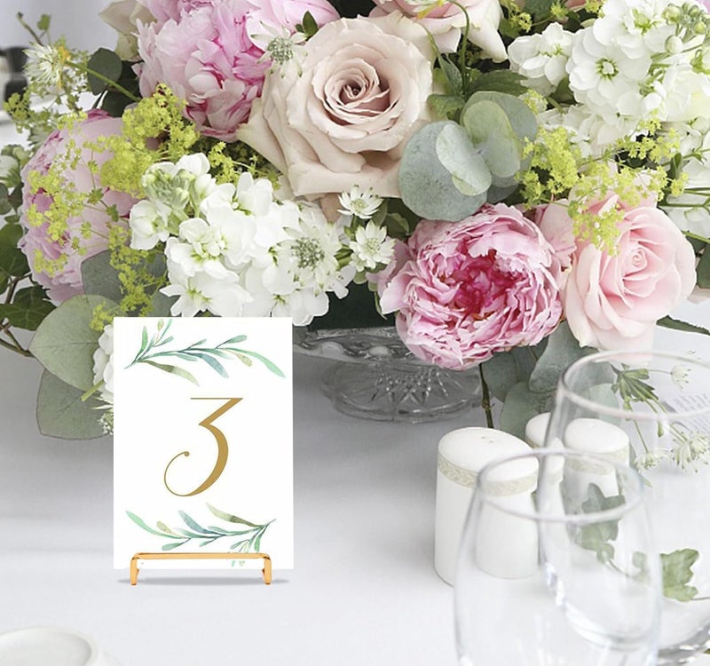Decolore 4 Pack 6 Inch Gold Picture Stands for Display Square Table Easel Display Stand Frame Stand for Albums, Decorative Plate, Tabletop Poster and Artistic Work - Image 3